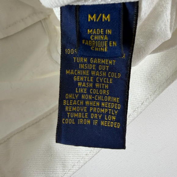 Vintage Polo Ralph Lauren Denim Trucker Jacket White Medium Oversized Boxy - Picture 7 of 12